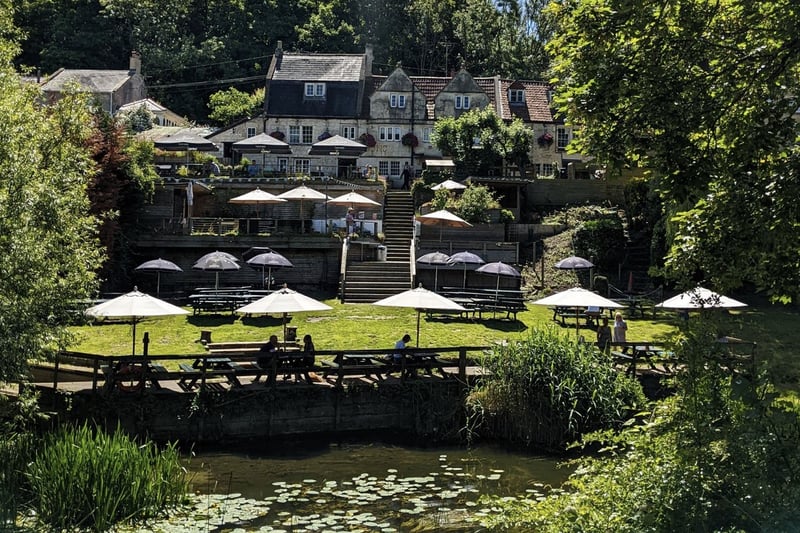 On the canal towpath from Bradford-on-Avon, this 16th Century Inn has an idyllic riverside garden and even has its own railway station with regular trains to and from Bristol.