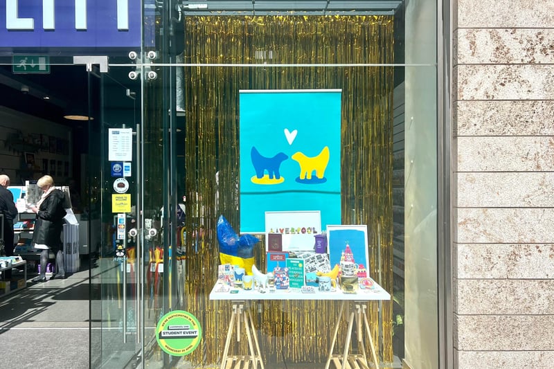 Utility in Liverpool ONE has their window display ready!