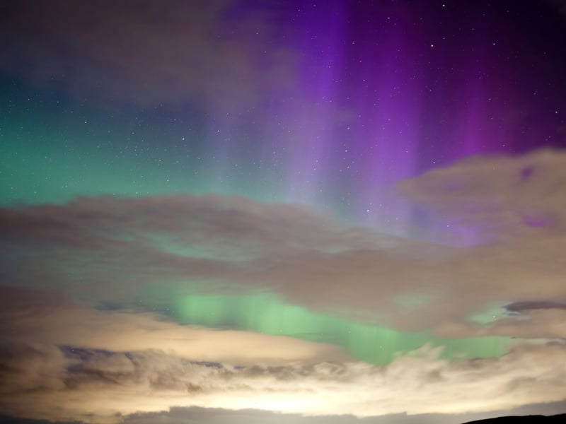 Magical photos show the Aurora Borealis in a once-in-a-decade display (Photo: SWNS)