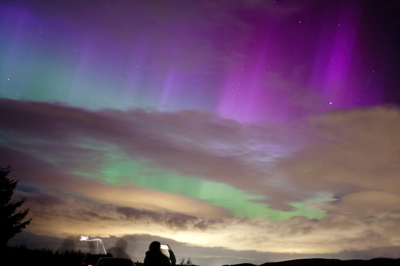 Magical photos show the Aurora Borealis in a once-in-a-decade display (Photo: SWNS)