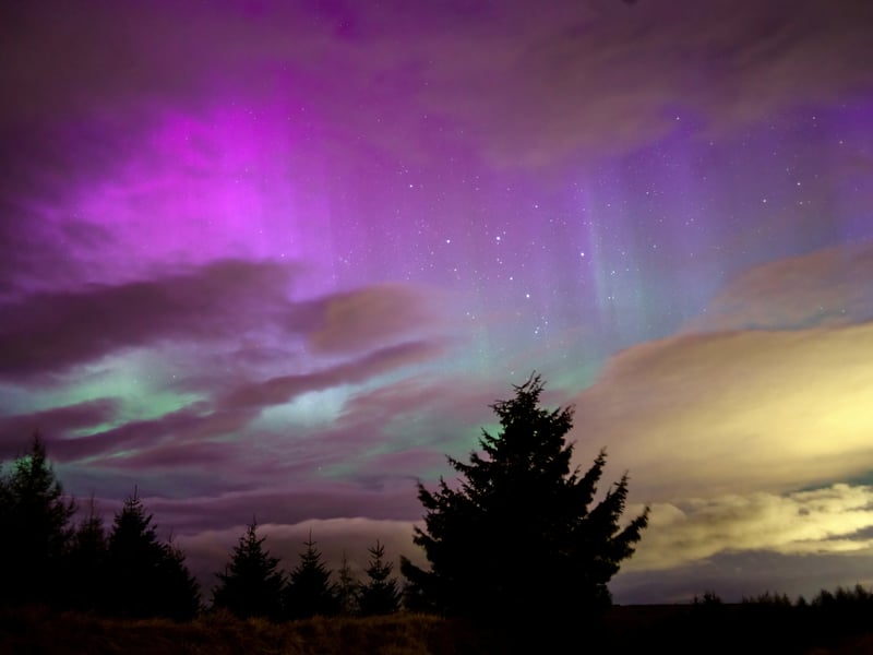 Magical photos show the Aurora Borealis in a once-in-a-decade display (Photo: SWNS)