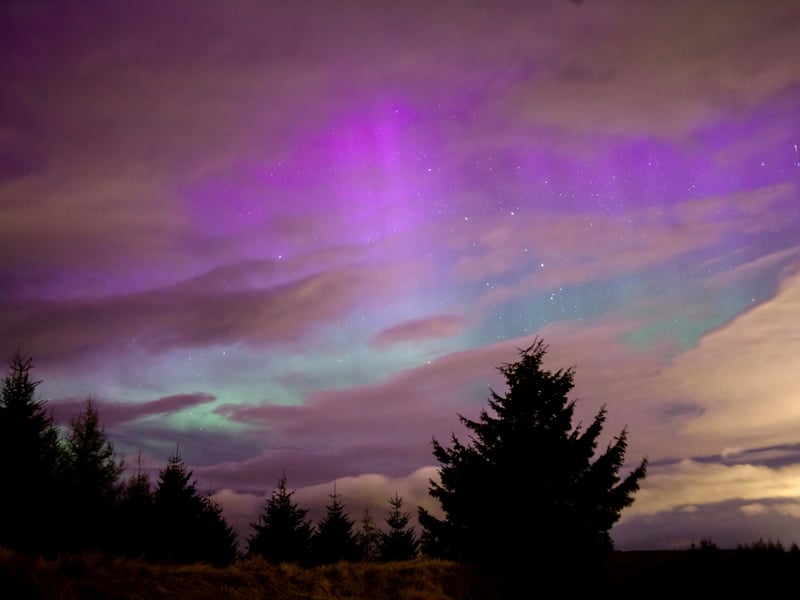 Magical photos show the Aurora Borealis in a once-in-a-decade display (Photo: SWNS)