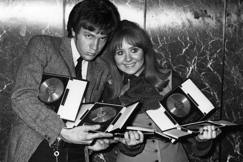 Scott Walker and Lulu in 1968. “Joanna by Scott Walker was the last song played at Joanna’s on Bath Street every week.”
