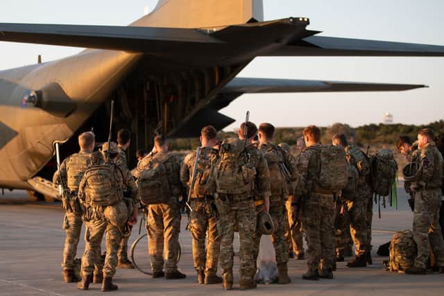 UK forces prepare to airlift British nationals out of Sudan. Credit: PA