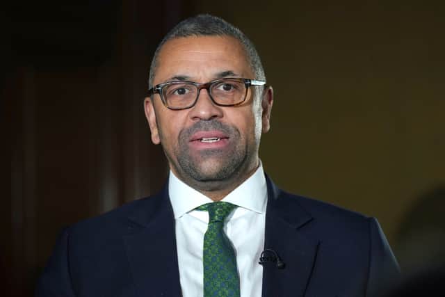 James Cleverly, UK Foreign Secretary. Credit: PA