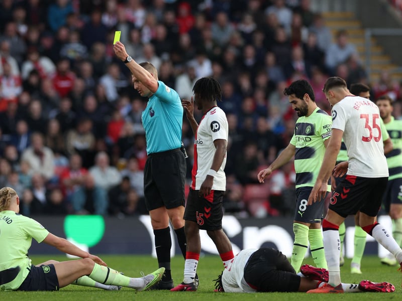 Yellow cards: 37. Red cards: 1.