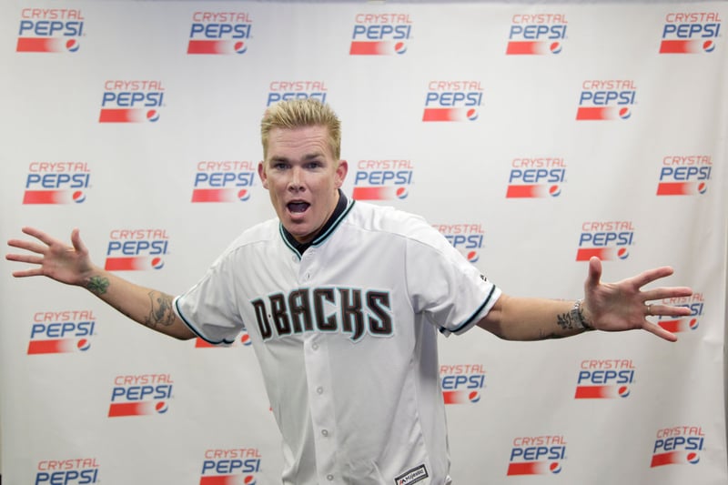 Sugar Ray vocalist Mark McGrath loves Duran Duran and paid homage to the band in his video for When It’s over. (Photo by Jason Wise/Getty Images for Crystal Pepsi)