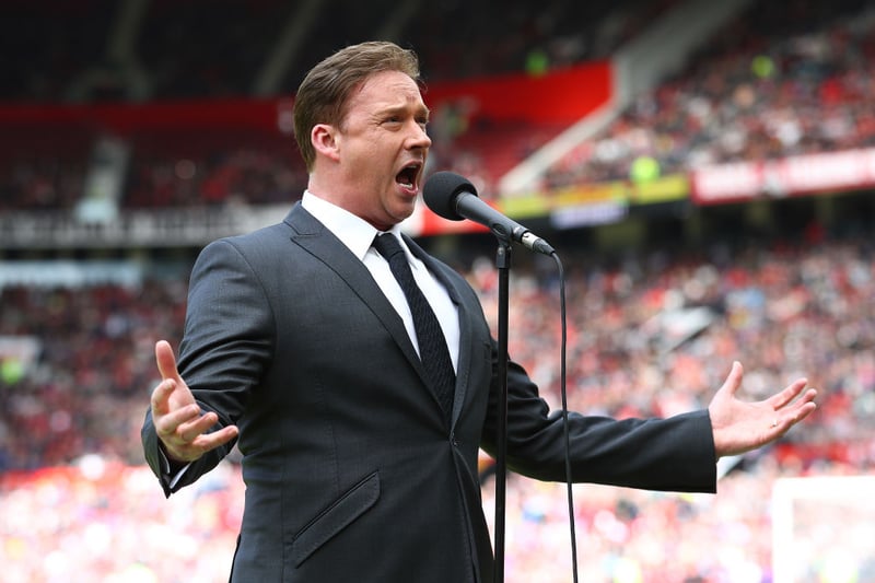 The tenor is originally from Salford and attended Irlam High School.  (Photo by Matthew Lewis/Getty Images)