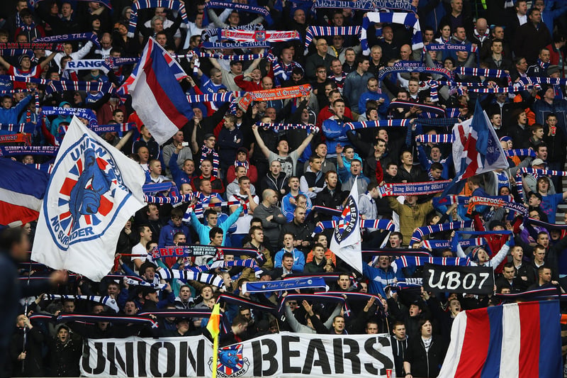 Rangers fans are renowned for being the most loyal supporters in the world and the Ibrox atmosphere has earned huge praise, particularly during Glasgow derby matches and European games.