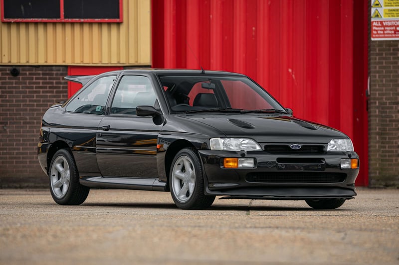 This incredibly rare Escort Cosworth is among those set to fetch the highest price, with a guide valuation of £150,000 to £180,000. One of the very last Cosworth Lux cars produced, it has had two owners from new and has covered just 76 miles. The car is so fresh it has never even had number plate mounting holes drilled into the front bumper. 