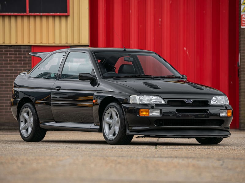 This incredibly rare Escort Cosworth is among those set to fetch the highest price, with a guide valuation of £150,000 to £180,000. One of the very last Cosworth Lux cars produced, it has had two owners from new and has covered just 76 miles. The car is so fresh it has never even had number plate mounting holes drilled into the front bumper. 