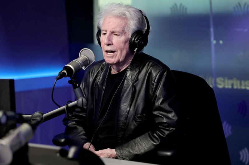 Musician Graham Nash, member of The Hollies and Crosby, Stills and Nash, was born in Blackpool but soon moved to Salford, where his mother was originally from.  (Photo by Jamie McCarthy/Getty Images)