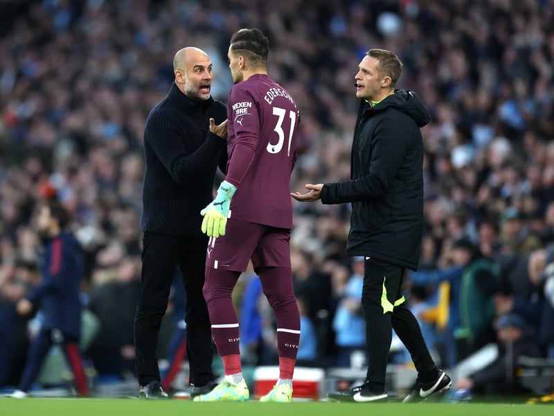 Faces just one shot on target all night and Ederson’s distribution was impressive as always.