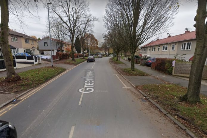 In Newall Green average house prices rose from £176,000 in the year up to September 2021 to £217,000 the following year, an increase of 23.3%. Photo: Google Maps