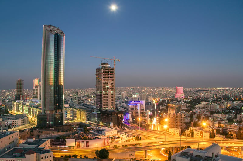 Fare from Birmingham Airpot start from £252 for Amman - the capital of Jordan. It’s a modern city with numerous ancient ruins. You can see Roman temples to palaces here. (Photo - Adobe stock images)