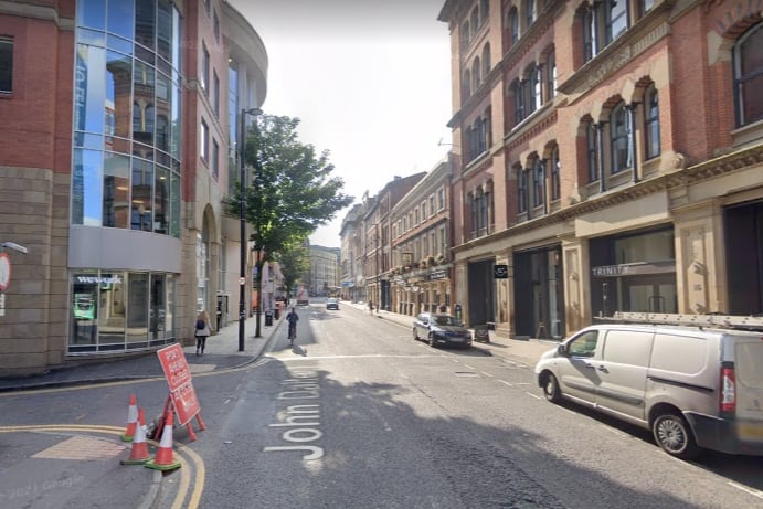 John Dalton Street is named after a renowned scientist whose achievements include introducing atomic theory into chemistry and researching colour blindness. Photo: Google Maps