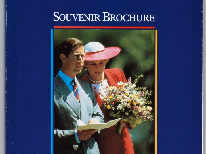 Diana and Charles featured on the brochure for the Garden Festival (Pic: Glasgow City Archives)