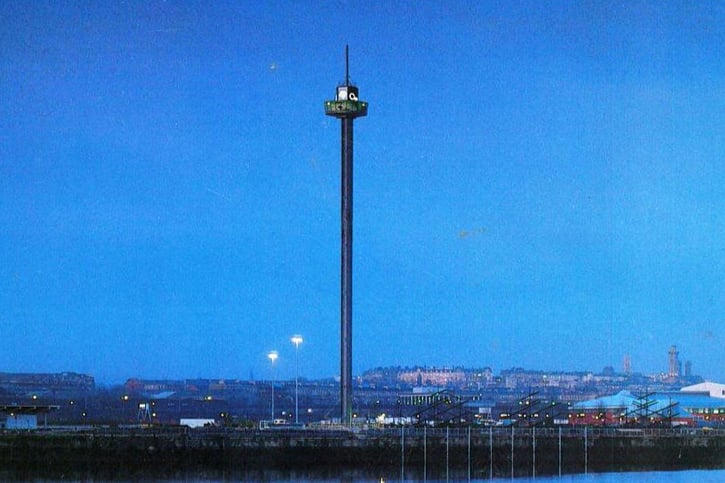 The Clydesdale Bank Tower was an impressive temporary addition to Glasgow’s skyline - it was unique in that the disc observation platform would descend and ascend the tower to pick up festival guests.(Pic: Glasgow City Archives)