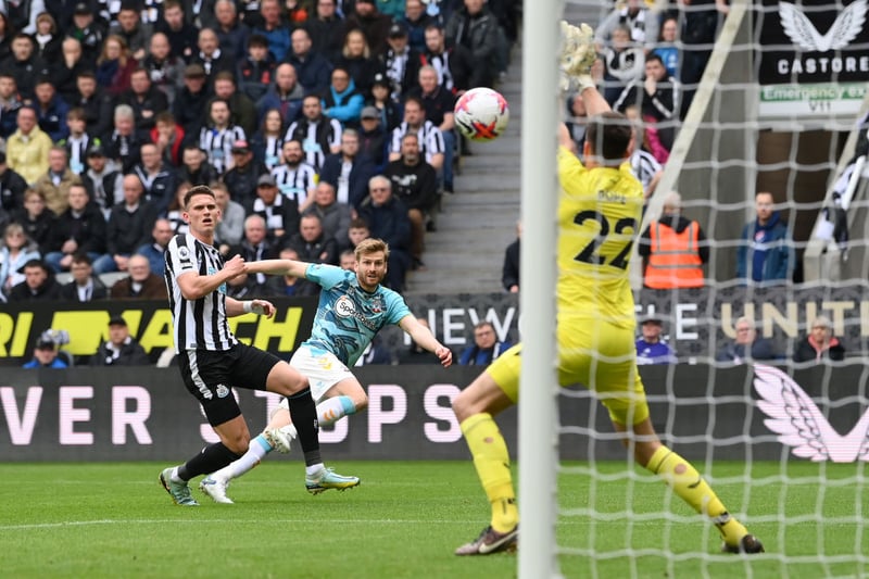 Had a slightly nervous moment with a back-pass to Nick Pope but was comfortable after that. Was denied his first Newcastle goal by a fine Alex McCarthy save but saw his flick-on deflect in off Theo Walcott to give the hosts the lead. 
