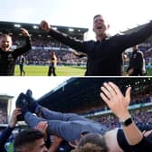 Plymouth manager Steven Schumacher and Ipswich Town boss Kieran McKenna celebrate their sides’ promotion to the Championship which left Sheffield Wednesday fighting to go up via the play-offs