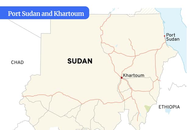 Port Sudan is more than 400 miles away from Khartoum. Credit: Kim Mogg/NationalWorld