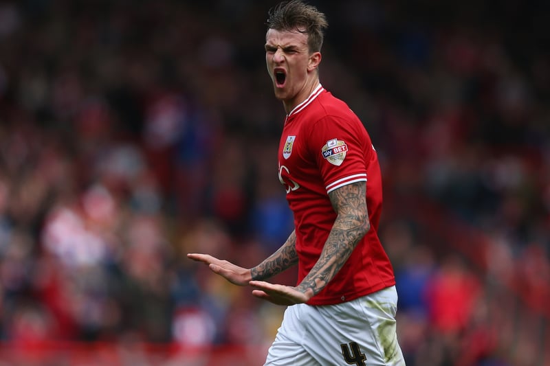 Aden Flint gets City back on level terms in the 16th minute in what was the first of three goals for the centre-back. 