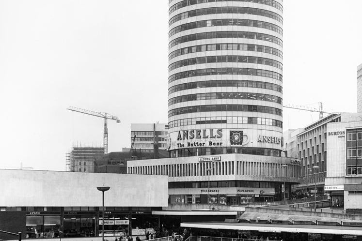 Built as an office block in 1965, the cylindrical tower became a residential building