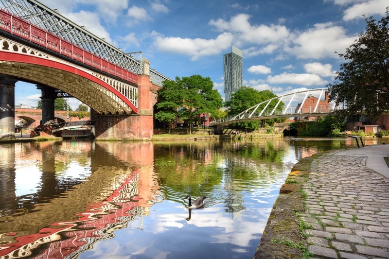 In Castlefield & Deansgate, homes sold for an average of £325,978 in 2022.