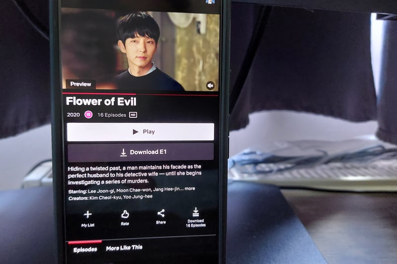 The Flower of Evil is the seventh popular show and is about a detective who marries a man with a hidden past. While he seems like a committed family man, his family is unaware that he is living in disguise.