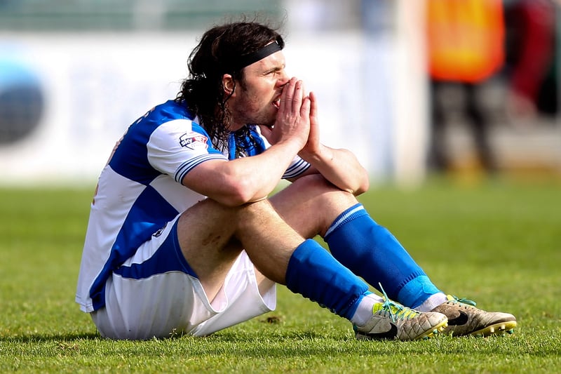 John-Joe O’Toole of Bristol looks dejected after his team are relegated.