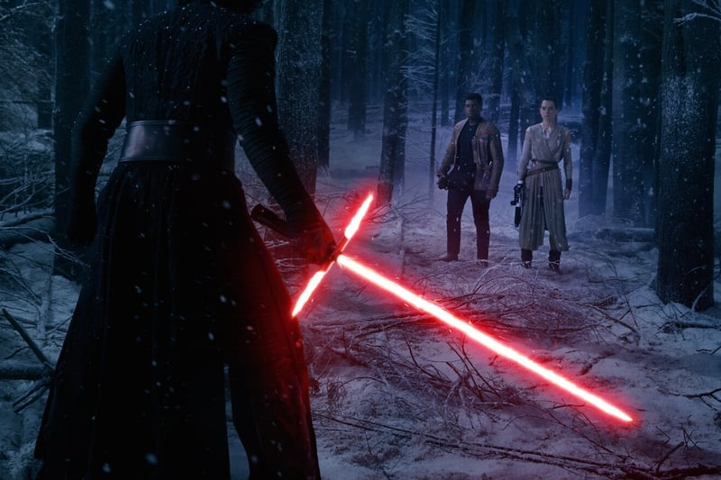 The appearance of Kylo Ren's lightsaber in the Star Wars: The Force Awakens trailer caused a stir with Star Wars fans and became the highest grossing film in UK history when it made £123,017,325 at the UK Box Office.