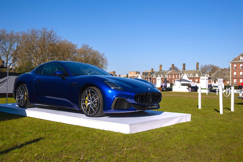 Maserati gave a UK public debut to its GranTurismo. The headline-grabbing new coupé is being launched initially in two versions, both using a three-litre V6 Nettuno twin-turbo engine. The Modena offers 483p, while the flagship Trofeo produces 542hp. Excitingly, the iconic GranTurismo will also shortly be offered in pure electric Folgore guise too — the first from the Trident stable — offering both impressive performance and zero tailpipe emissions. It's set to have an all-electric range of over 265 miles.
