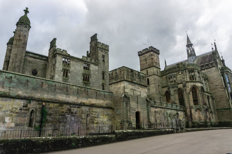 This is a a Gothic-revival castle, on a hill above the Churnet Valley, in the village of Alton. It is a grade II listed neo-gothic building designed by A.W. Pugin and built in 1847. The existing castle lies within the ruins of a medieval castle. It is home to Kenelm Youth Trust. (Photo - HitchLens - stock.adobe.com)