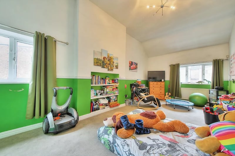 One bedroom in the property is being used as a children’s bedroom and playroom
