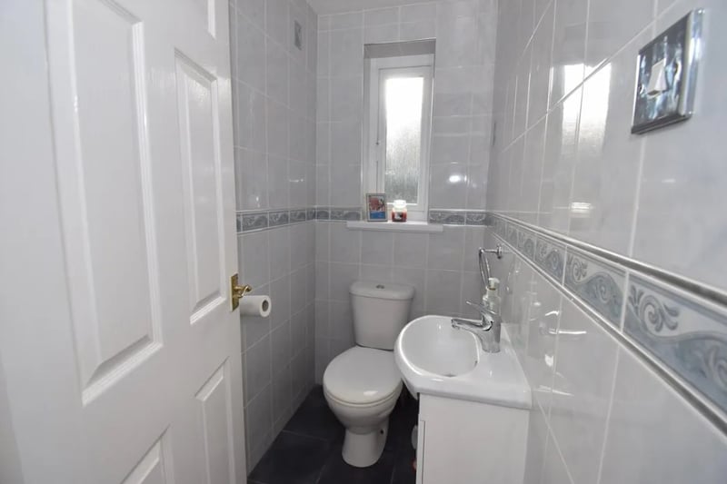 The property also has a small downstairs toilet 