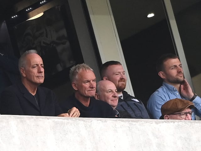 Sting was born in Wallsend and is a big Newcastle fan.