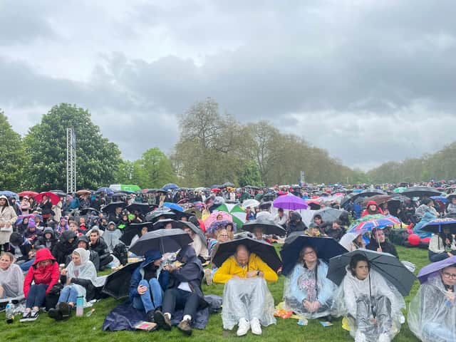 Captivated crowds in Hyde Park. Credit: Imogen Howse