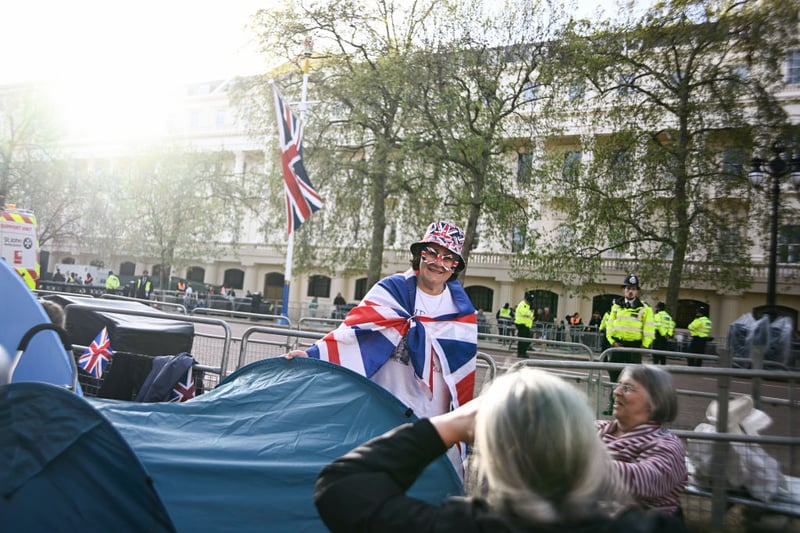 Union Flags were everywhere. (Photo by Gareth Cattermole/Getty Images)