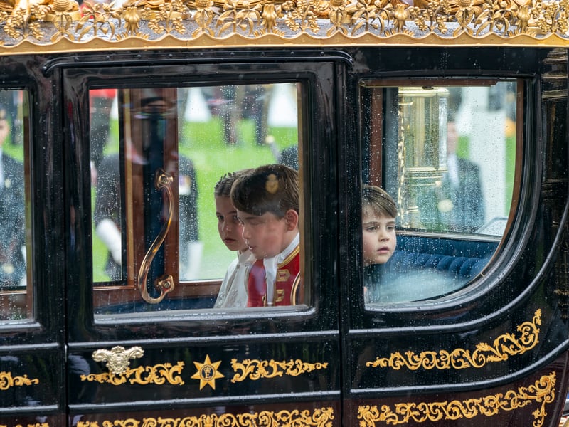Prince George, Princess Charlotte and Prince Louis