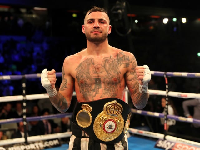 Ritson emerged as one of the north east’s brightest boxing talents and often fights in black and white colours.