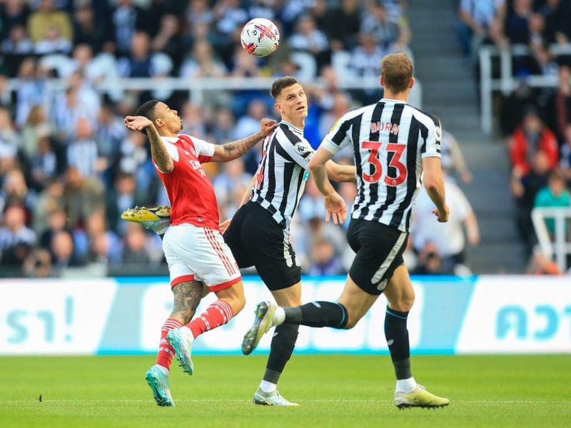 Arsenal’s opener went through his legs before finding the net. He was exposed by the pace of Arsenal’s attack and couldn’t stop Martinelli’s cross for the second goal.