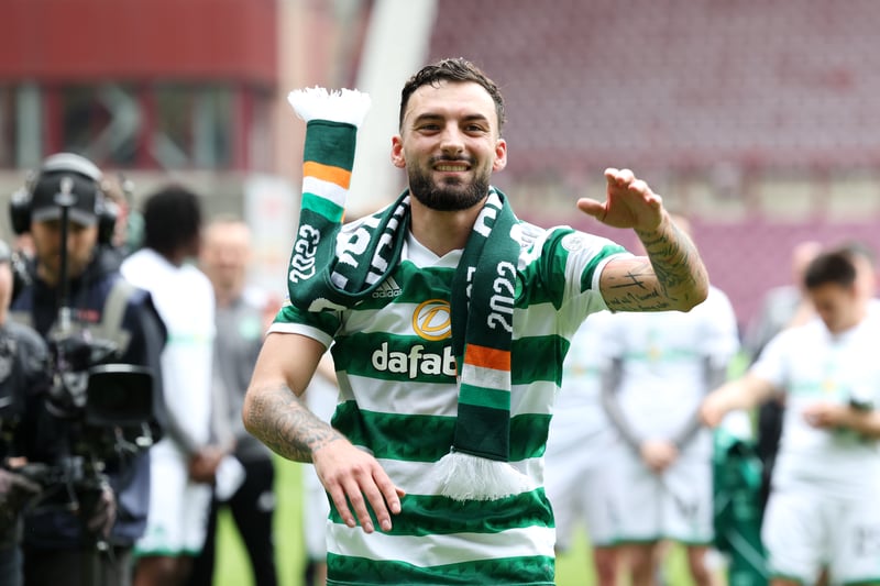 Sead Haksabanovic revels in the post-match celebrations after Celtic were crowned champions of Scotland for the 53rd time.