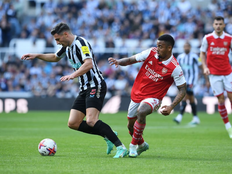 Denied by a brilliant save from Aaron Ramsdale. Made a couple of good blocks at the other end. His outstretched leg put the game beyond Newcastle’s reach. 