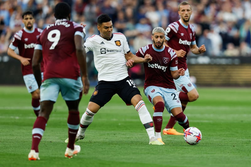 Couldn’t deal with West Ham’s energetic midfield as Casemiro’s disappointing form continues.