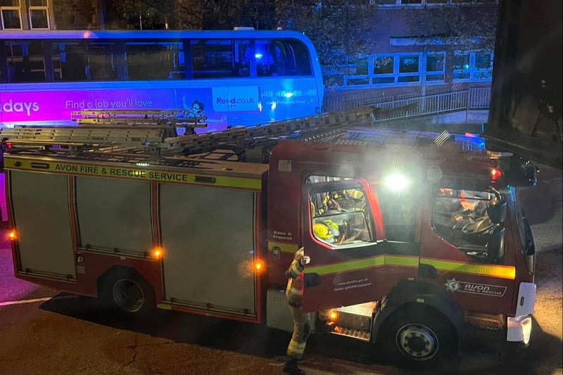 Crews attended the incident in the early hours (Photo credit: Claire Moore)