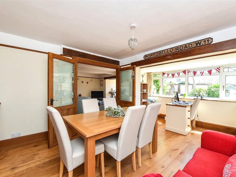 The dining area on the ground floor
