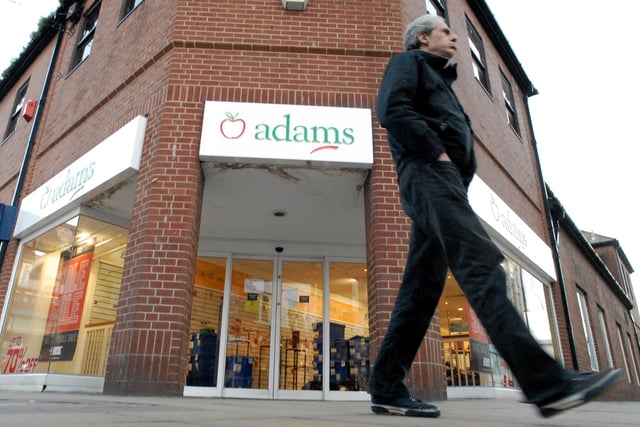 The site which used to house Adams is now an EE store.