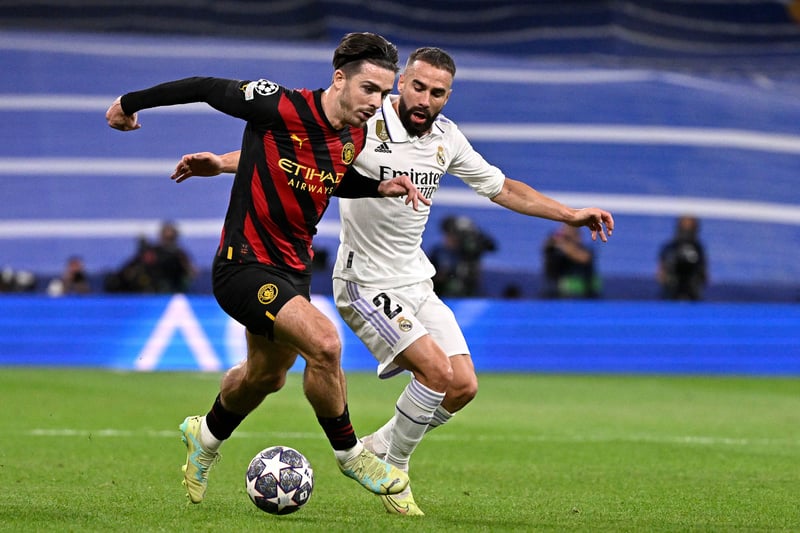 Put in a defensive shift and had a running battle with Dani Carvajal. Grealish didn’t produce much going forward and gave the ball away on a few occasions.