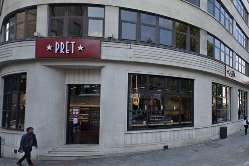 ‘Lovely food’ and ‘nice location’ are just two reasons why Pret a Manger fans enjoy the large Baldwin Street site.
