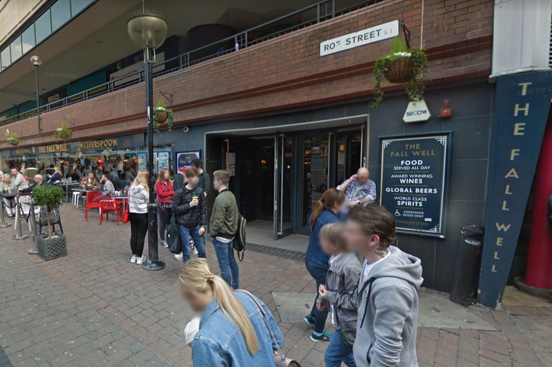 ⭐3.8 from 2,939 reviews. 🍺 Wetherspoon hostelry in a modern building, with a kids’ menu, meal deals and real ales.📍The Fall Well, St Johns Shopping Centre, St Johns Way, Liverpool L1 1LS